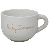 Wholesale - Large Ceramic Cappuccino Mug- Baby Mama C/P 24, UPC: 885114877737
